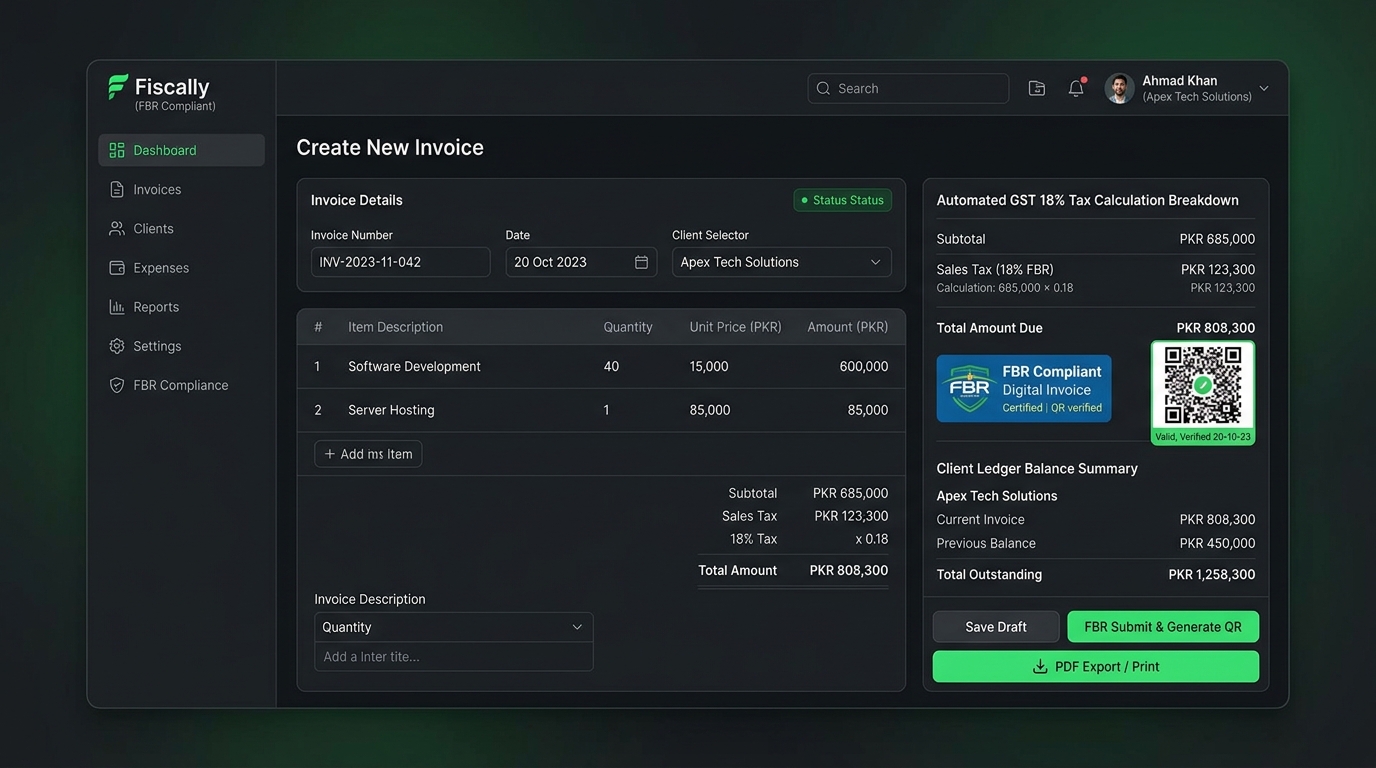 ETS Digital Invoicing SaaS — screenshot